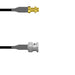 Q-2Y00L00080.5M by Amphenol Custom Cable - SMA-SJB/BNC-SP RG58 0.5M