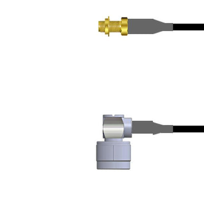 Q-2Y02F00081.5M by Amphenol Custom Cable - SMA-SJB/N-RP RG58 1.5M
