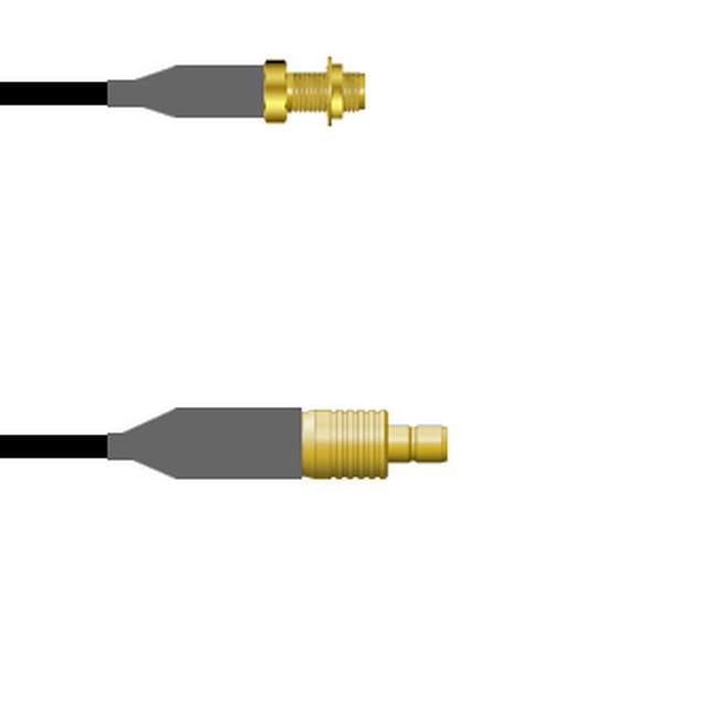 Q-2Y03P0008036I by Amphenol Custom Cable - SMA-SJB/SMB-SJ RG58 36I
