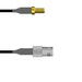 Q-2Z0090008.25M by Amphenol Custom Cable - SMA-SJ/BNC-SJ RG58 0.25M