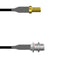 Q-2Z01X0008003M by Amphenol Custom Cable - SMA-SJ/N-SJB RG58 3M