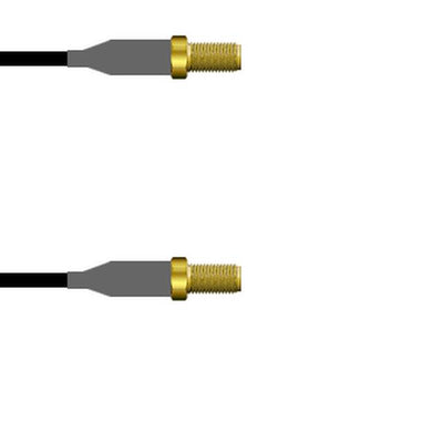 Q-2Z02Z0008018I by Amphenol Custom Cable - SMA-SJ/SMA-SJ RG58 18I