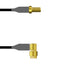 Q-2Z03600080.5M by Amphenol Custom Cable - SMA-SJ/SMA-RP RG58 0.5M