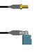 Q-2Z05D0008084I by Amphenol Custom Cable - SMA-SJ/FKRAZ-RJ RG58 84I