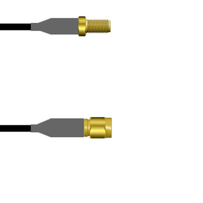 Q-2Z0690008060I by Amphenol Custom Cable - SMA-SJ/SMA-SP RG58 60I