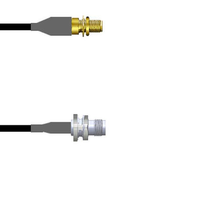 Q-3004M000D108I by Amphenol Custom Cable - SMA-SJB/TNC-SJB LMR19 108I