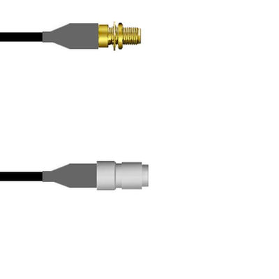 Q-30065000D060I by Amphenol Custom Cable - SMA-SJB/10/23-SP LMR19 60I