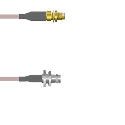 Q-3100A000H072I by Amphenol Custom Cable - SMA-SJB/BNC-SJB G142 72I