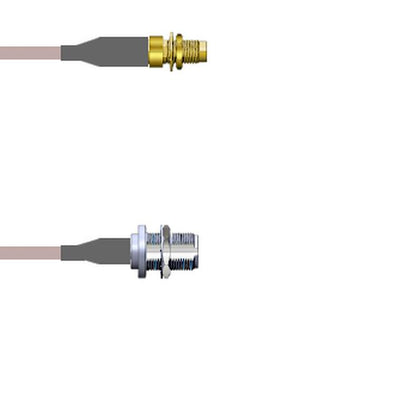 Q-31025000H009I by Amphenol Custom Cable - SMA-SJB/N-SJB G142 9I