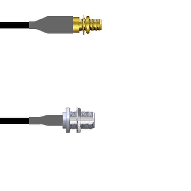 Q-32026000M1.5M by Amphenol Custom Cable - SMA-SJB/N-SJB LMR24 1.5M