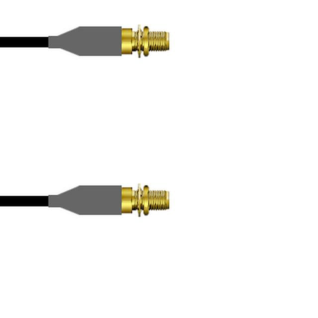 Q-32032000M024I by Amphenol Custom Cable - SMA-SJB/SMA-SJB LMR24 24I