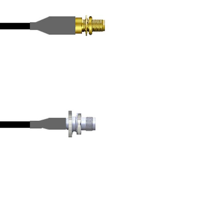 Q-3204S000M036I by Amphenol Custom Cable - SMA-SJB/TNC-SJB LMR24 36I