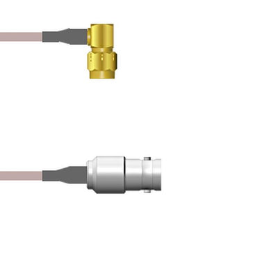 Q-330020001018I by Amphenol Custom Cable - SMA-RP/BNC-SJ G178 18I