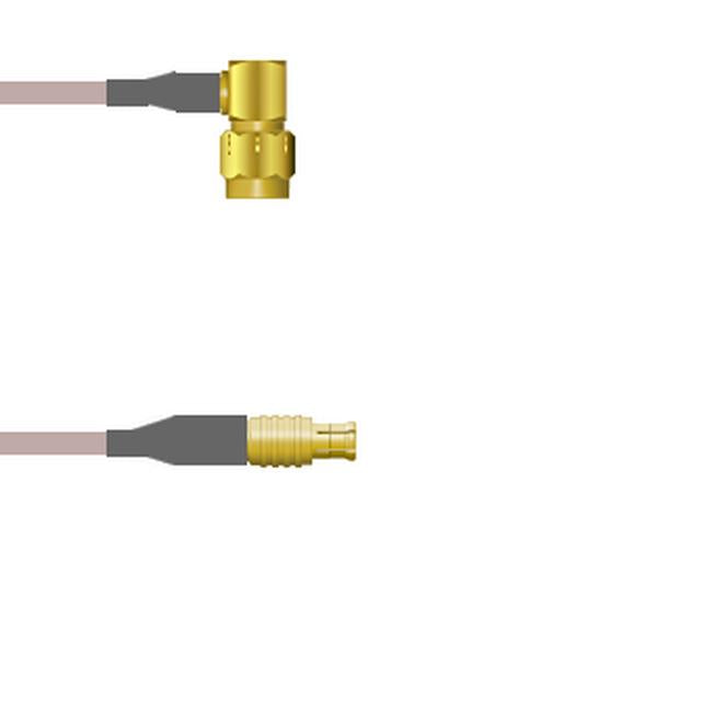 Q-3301B0001018I by Amphenol Custom Cable - SMA-RP/MCX-SP G178 18I