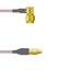 Q-3301P0001001M by Amphenol Custom Cable - SMA-RP/MMCX-SP G178 1M