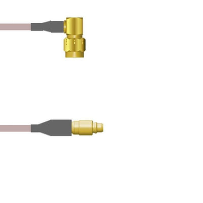 Q-3301P0001036I by Amphenol Custom Cable - SMA-RP/MMCX-SP G178 36I