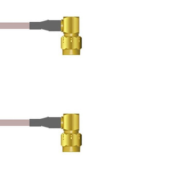 Q-330330001.25M by Amphenol Custom Cable - SMA-RP/SMA-RP G178 0.25M