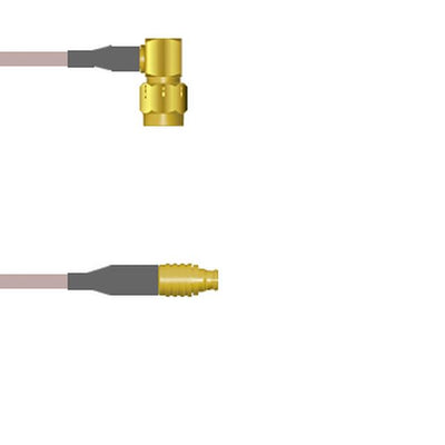 Q-330430001060I by Amphenol Custom Cable - SMA-RP/SMP-SP G178 60I