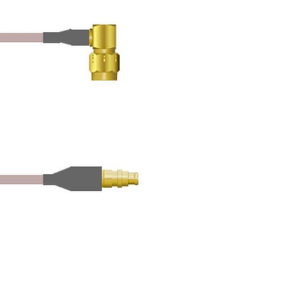 Q-3304700012.5M by Amphenol Custom Cable - SMA-RP/SMPM-SP G178 2.5M