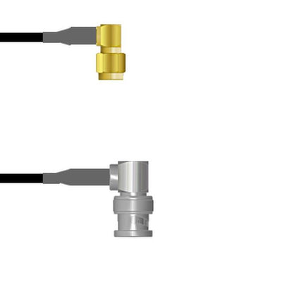 Q-3400D0003006I by Amphenol Custom Cable - SMA-RP/BNC-RP G174 6I