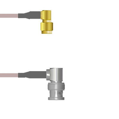 Q-3400D0005108I by Amphenol Custom Cable - SMA-RP/BNC-RP G316 108I