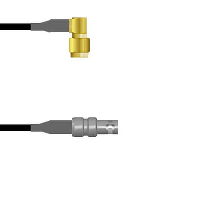 Q-3400Q0003001M by Amphenol Custom Cable - SMA-RP/HDBNC-SJ G174 1M