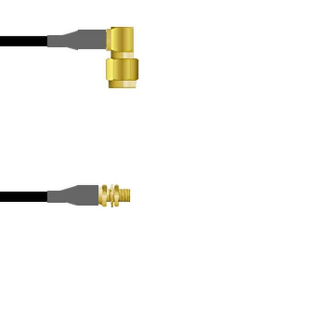 Q-3401100031.5M by Amphenol Custom Cable - SMA-RP/MCX-SJ G174 1.5M