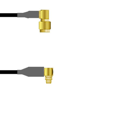 Q-3401N0003.25M by Amphenol Custom Cable - SMA-RP/MMCX-RP G174 0.25M