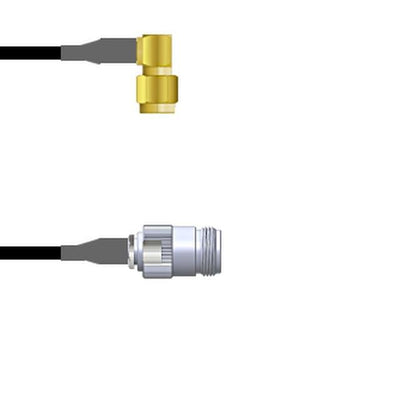 Q-340200003084I by Amphenol Custom Cable - SMA-RP/N-SJ G174 84I