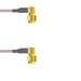 Q-340340005.25M by Amphenol Custom Cable - SMA-RP/SMA-RP G316 0.25M