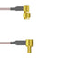 Q-3403I0005.75M by Amphenol Custom Cable - SMA-RP/SMB-RJ G316 0.75M