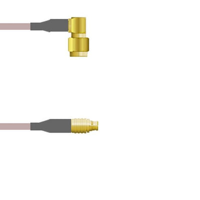 Q-340440005001M by Amphenol Custom Cable - SMA-RP/SMP-SP G316 1M