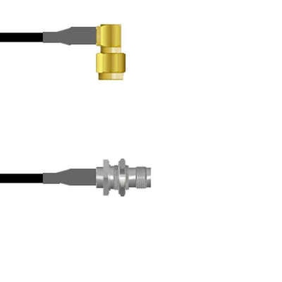 Q-3404F0003.25M by Amphenol Custom Cable - SMA-RP/TNC-SJB G174 0.25M