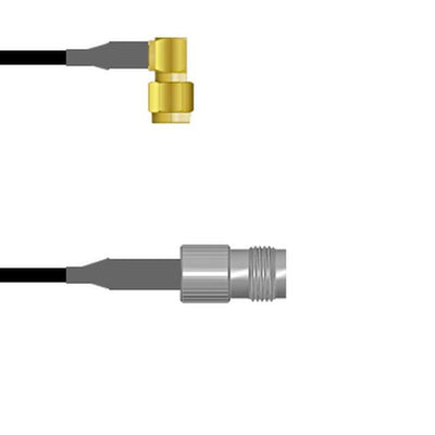 Q-3404G00030.5M by Amphenol Custom Cable - SMA-RP/TNC-SJ G174 0.5M