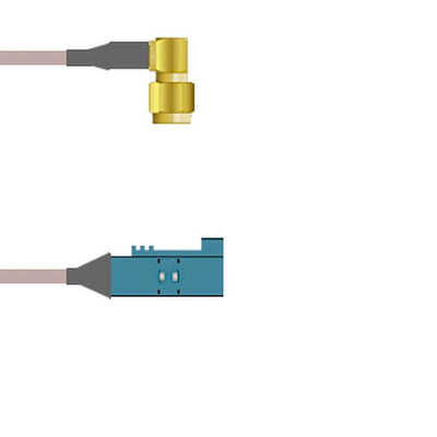 Q-3405E0005060I by Amphenol Custom Cable - SMA-RP/FKRAZ-SJ G316 60I