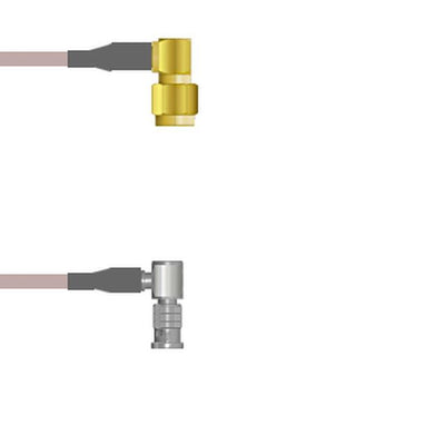 Q-3405G0005060I by Amphenol Custom Cable - SMA-RP/HDBNC-RP G316 60I