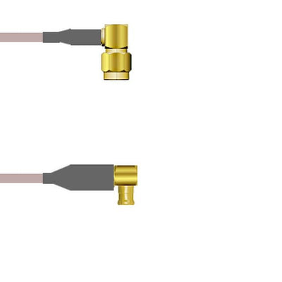 Q-35017000R.75M by Amphenol Custom Cable - SMA-RP/MCX-RP G316D 0.75M