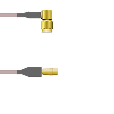 Q-3501L000R006I by Amphenol Custom Cable - SMA-RP/MMCX-SJ G316D 6I