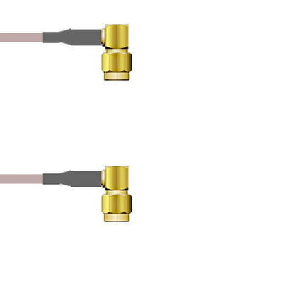 Q-35035000R036I by Amphenol Custom Cable - SMA-RP/SMA-RP G316D 36I