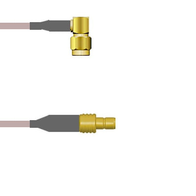 Q-3503N000R001M by Amphenol Custom Cable - SMA-RP/SMB-SJ G316D 1M
