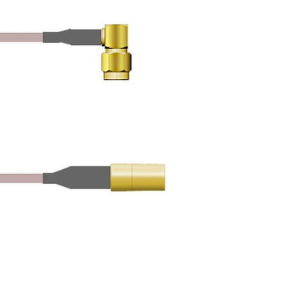 Q-3503Z000R009I by Amphenol Custom Cable - SMA-RP/SMB-SP G316D 9I