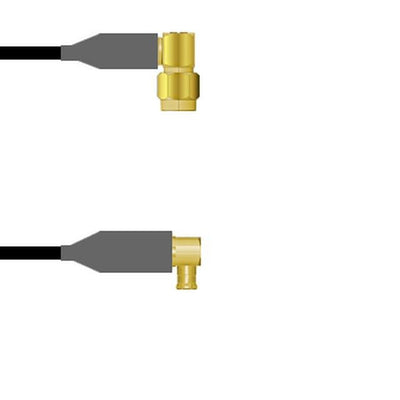 Q-360180008072I by Amphenol Custom Cable - SMA-RP/MCX-RP RG58 72I