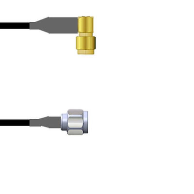 Q-3702O000D.25M by Amphenol Custom Cable - SMA-RP/N-SP LMR19 0.25M