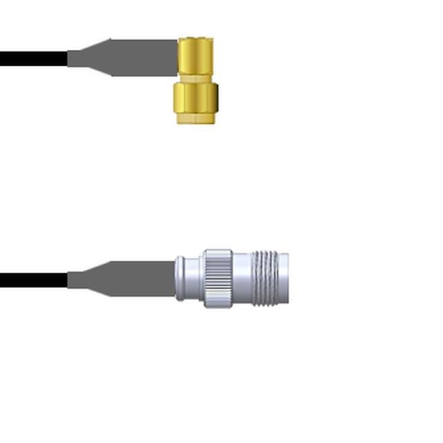Q-3704L000D.75M by Amphenol Custom Cable - SMA-RP/TNC-SJ LMR19 0.75M
