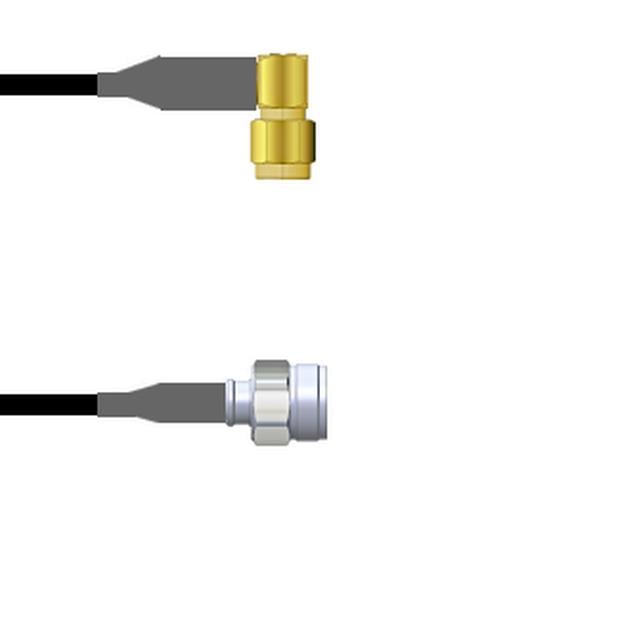 Q-37054000D048I by Amphenol Custom Cable - SMA-RP/TNC-SP LMR19 48I