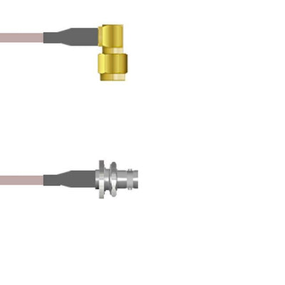 Q-3800A000H002M by Amphenol Custom Cable - SMA-RP/BNC-SJB G142 2M