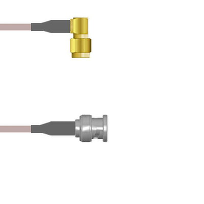 Q-3800M000H084I by Amphenol Custom Cable - SMA-RP/BNC-SP G142 84I