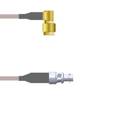 Q-3800S000H003M by Amphenol Custom Cable - SMA-RP/HDBNC-SJB G142 3M