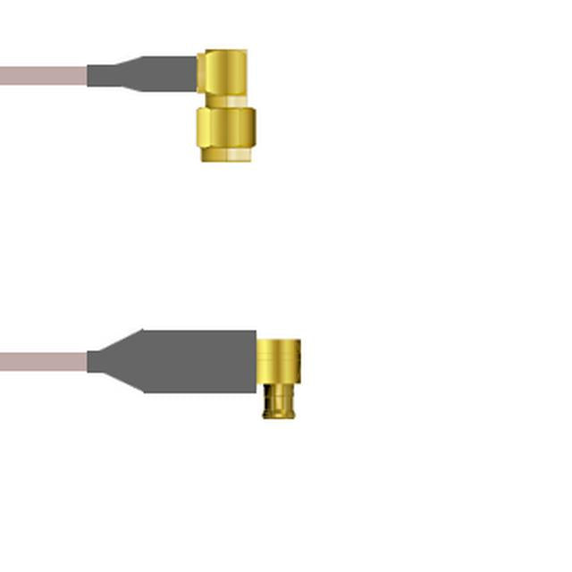 Q-38019000H2.5M by Amphenol Custom Cable - SMA-RP/MCX-RP G142 2.5M