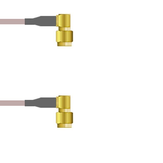 Q-38038000H.75M by Amphenol Custom Cable - SMA-RP/SMA-RP G142 0.75M
